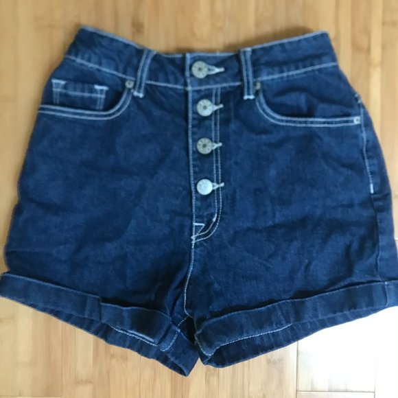 BDG Denim Button-Fly Shorts - Picture 1 of 3